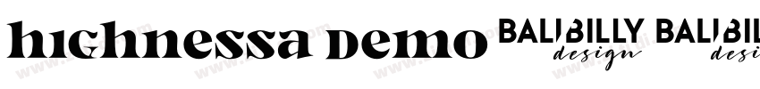 Highnessa DEMO字体转换